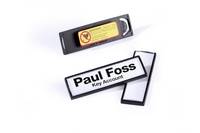 DURABLE Namensschild CLIP CARD 17x67mm mit Magnet 1 Pg. à 25 Stück 813201-2