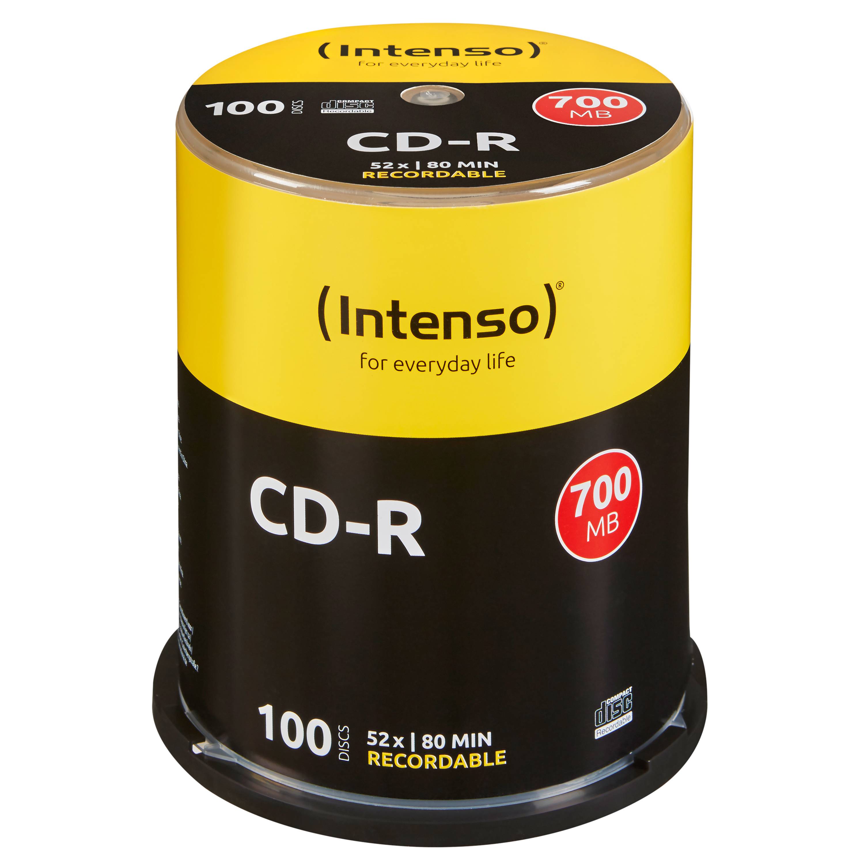 CD-R 700 MB/80 M.52X CAKE BOX 100PZ-1