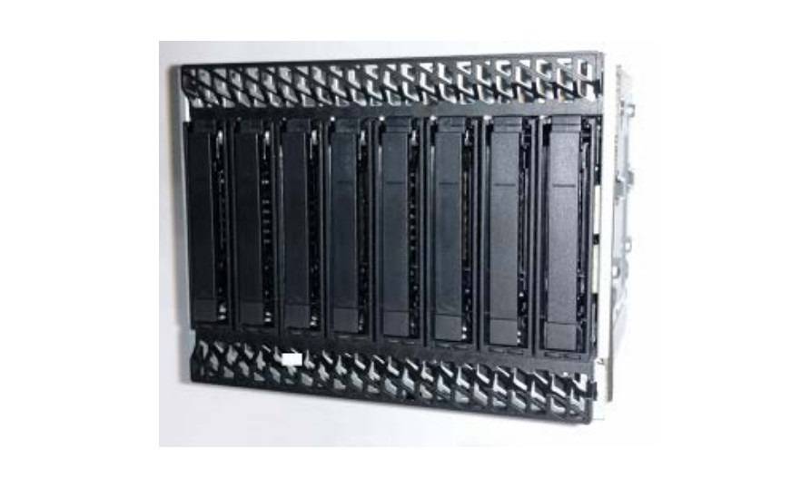 Intel 8x2.5" Hot Swap SAS/NVMe COMBO Drive Bay Kit AUP8X25S3NVDK 2.5" Carrier panel Schwarz - Edelstahl (AUP8X25S3NVDK)-1