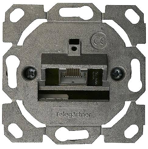 Telegärtner Presa di rete Da incasso Inserto CAT 6 1 Porta-1