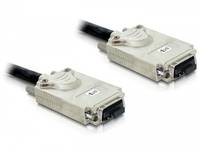 DeLOCK - Angeschlossenes externes SCSI (SAS)-Kabel (seriell) - 4-Lane - 4x InfiniBand - 4x InfiniBand - 1 m (83060)-2