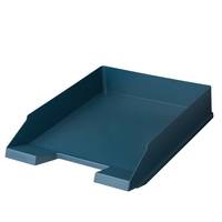 Herlitz 50033959 vassoio da scrivania in plastica blu (50033959)-1