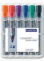 Pennarello per lavagna a fogli mobili STAEDTLER Lumocolor 2.0 - 5.0 mm multicolo-1