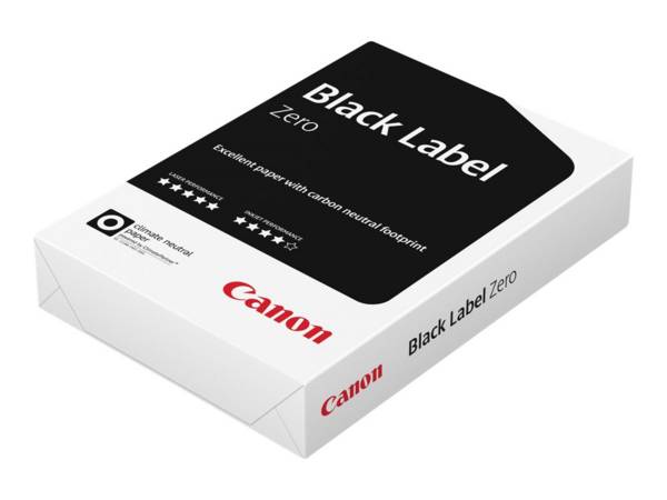 Canon Black Label Zero FSC, Laser-/Inkjet-Druck, A4 (210x297 mm), 500 Blätter, 80 g/m², Weiß, 107 µm