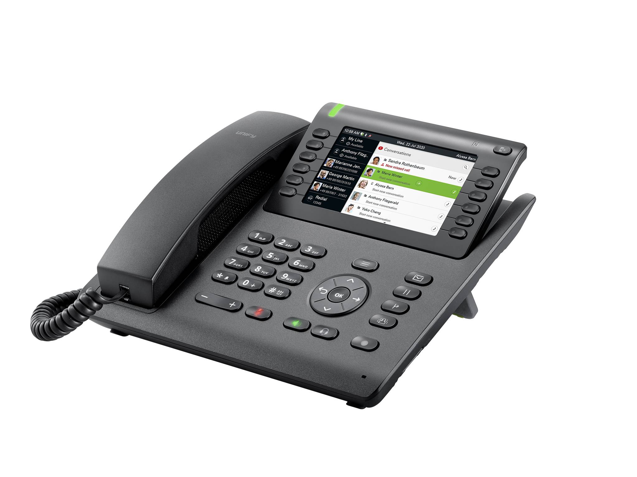 Unify OpenScape Desk Phone CP700 telefono IP Nero TFT (UNIFY OPENSCAPE DESK PHONE CP700)-2