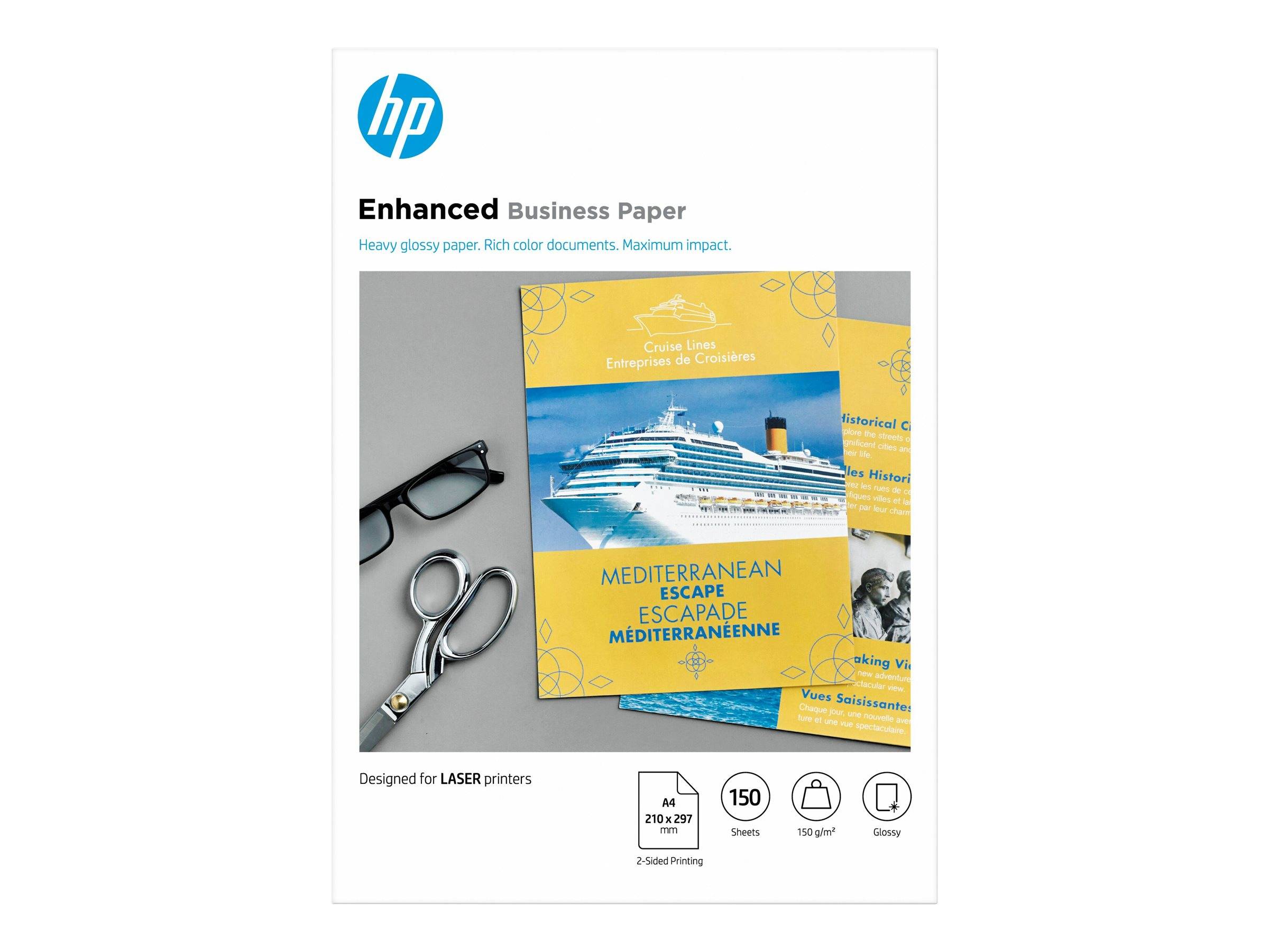 HP Papier glänz.150g/m²,150Bl.DIN A4-2