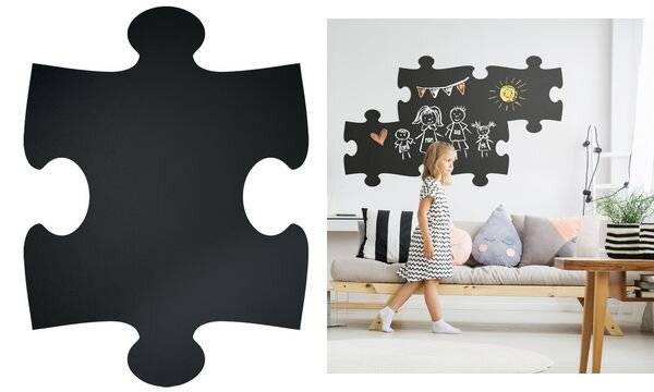 Lavagne da parete XXL Puzzle - 40 x 29,6 cm - Securit