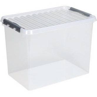 contenitori per articoli da sole Helit Box 62 L Q-Line 62,0 l - 60,0 x 40,0 x 34,0 cm trasparente-3