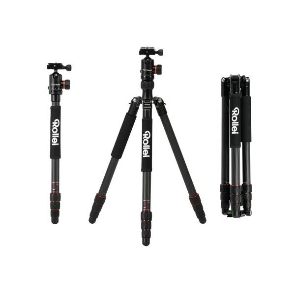 Rollei 22610 treppiede Fotocamere digitali/film 3 gamba/gambe Nero Arancione (Rollei Prego dp5500 - digitalkamera)