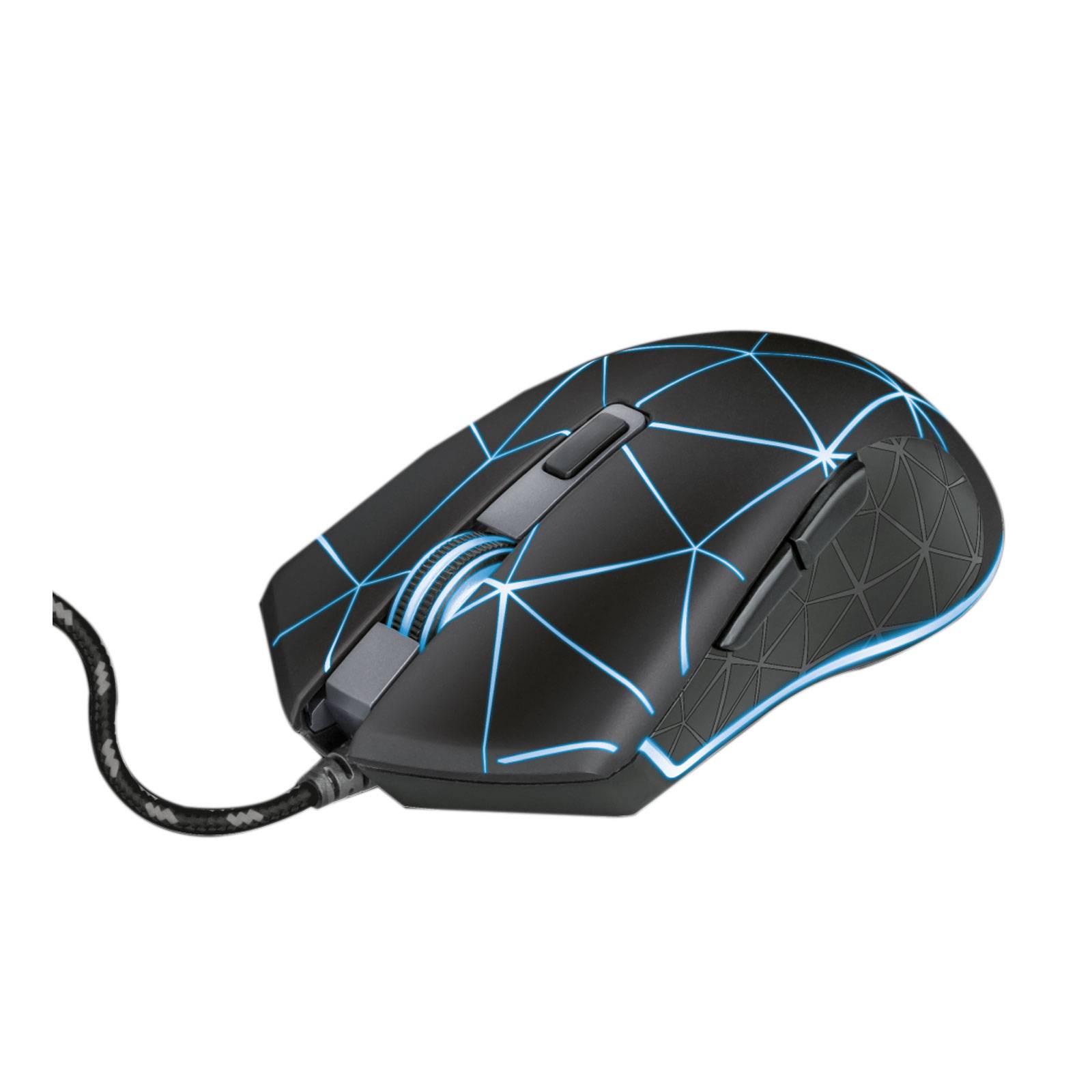 Trust GXT 133 Locx mouse Gaming Mano destra USB tipo A Ottico 4000 DPI-0