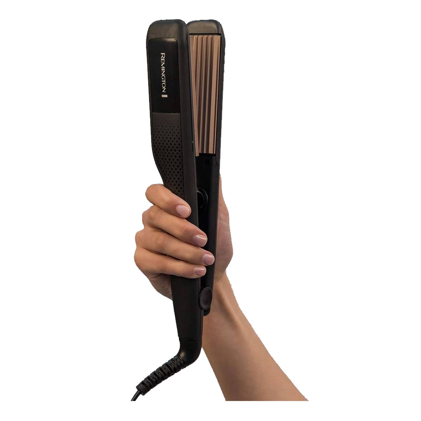 Remington S 3580 Piastra texturizzante Caldo Nero, Rosa-4