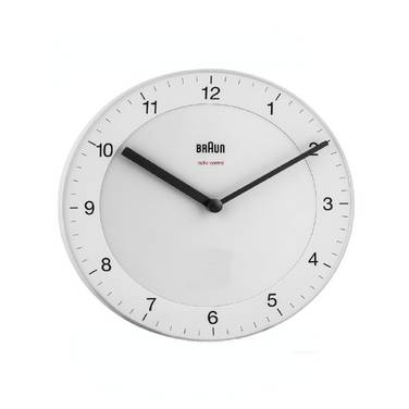 Braun BC06W Orologio al quarzo Rotondo Bianco