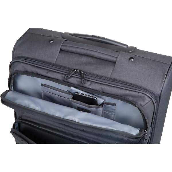 Lightpak Business Trolley, aus Polyester, anthrazit vollständig versenkbares Trolleysystem, Tragegriff, - 1 Stück (46144-1