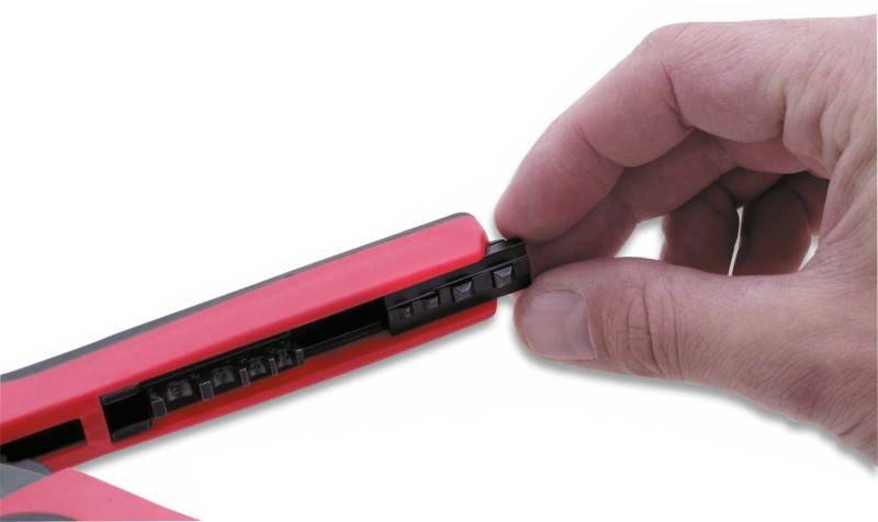 Cimco 106000 Kabel-Crimper Crimpwerkzeug Schwarz - Rot (106000)-1