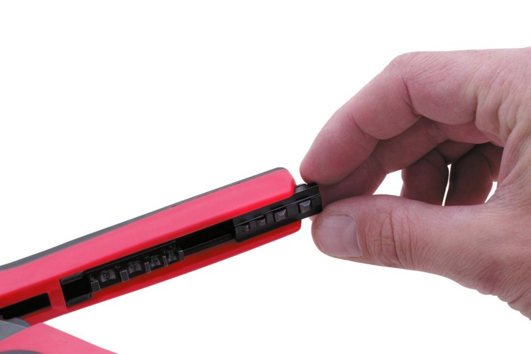 Cimco 106000 Kabel-Crimper Crimpwerkzeug Schwarz - Rot (106000)-2