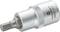 Inserto per bit esagonale, dimensione HW6, di Toolcraft. Utensile metallico argentato, adatto all'uso con chiavi.