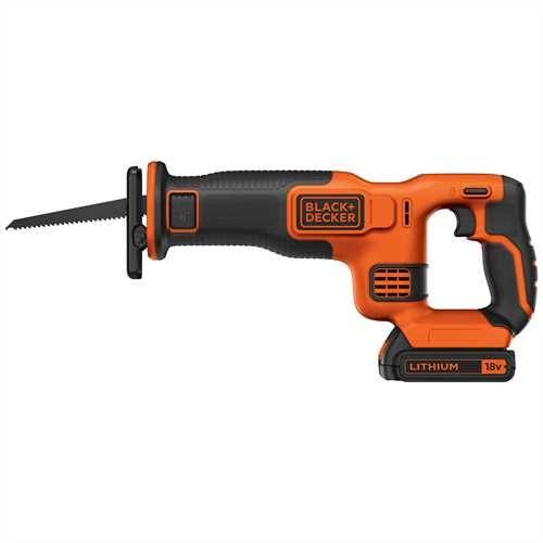 Black & decker sega universale gattuccio 18v con 1 batteria da 1,5ah-4