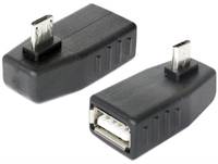 Delock USB 2.0 Adattatore [1x Spina Micro B USB 2.0 - 1x Presa A USB 2.0] Adapter 0.00 m con funzione OTG-2
