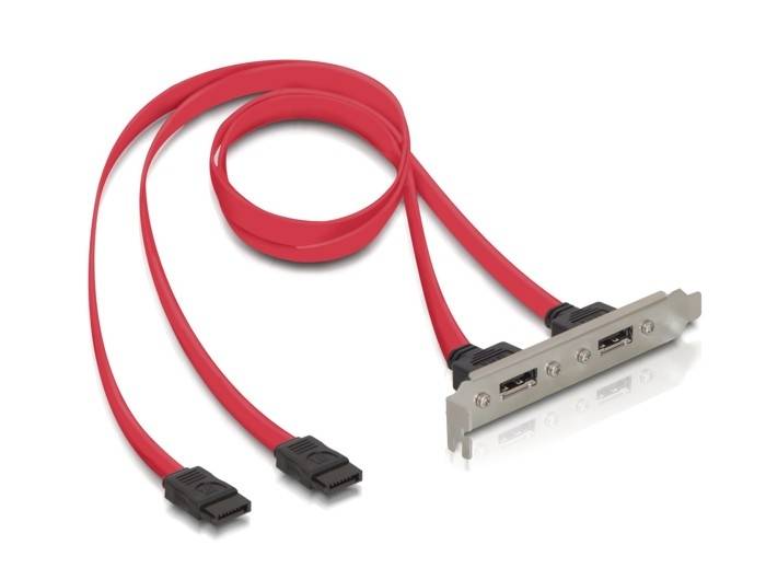 Delock Coperchio SATA, interno/esterno - SATA (W)-4