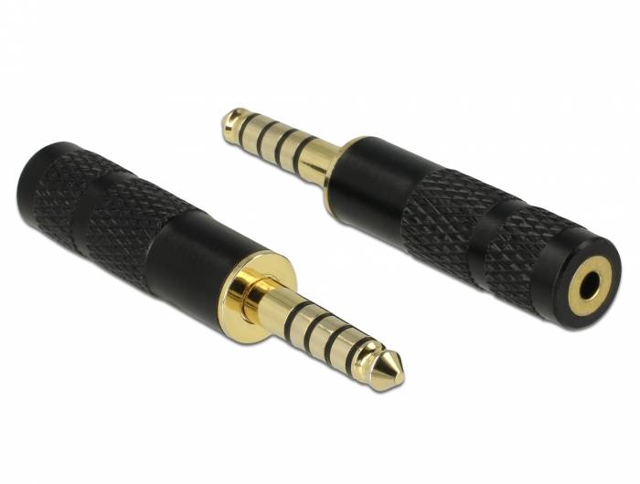 DeLOCK - Audio-Adapter - balanced stereo 4.4 mm (M) bis 4-poliger Mikro-Stecker (W)-1