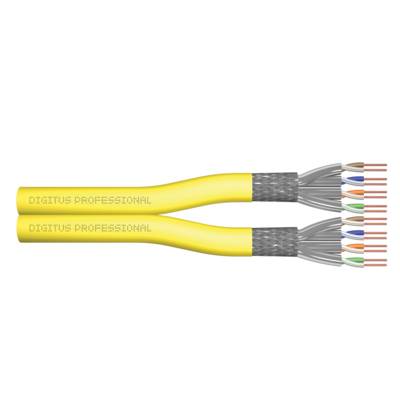 DIGITUS Cat.7A S/FTP, Verlegekabel, 500 m, Duplex, Dca-s1a d1 a1-0