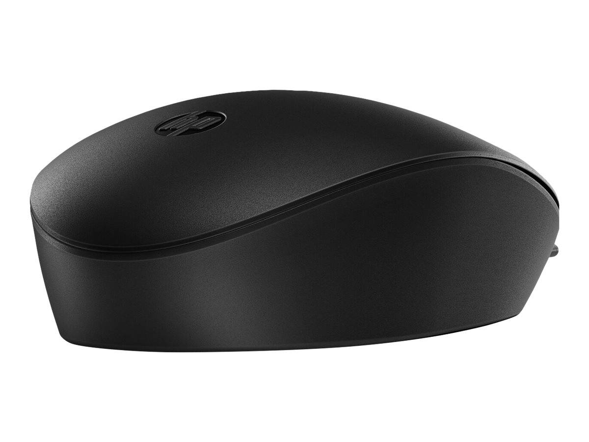Hp 128 Mouse Cablato Con Filo Usb Nero Universale Plug And Play Usb-a 1200dpi-3