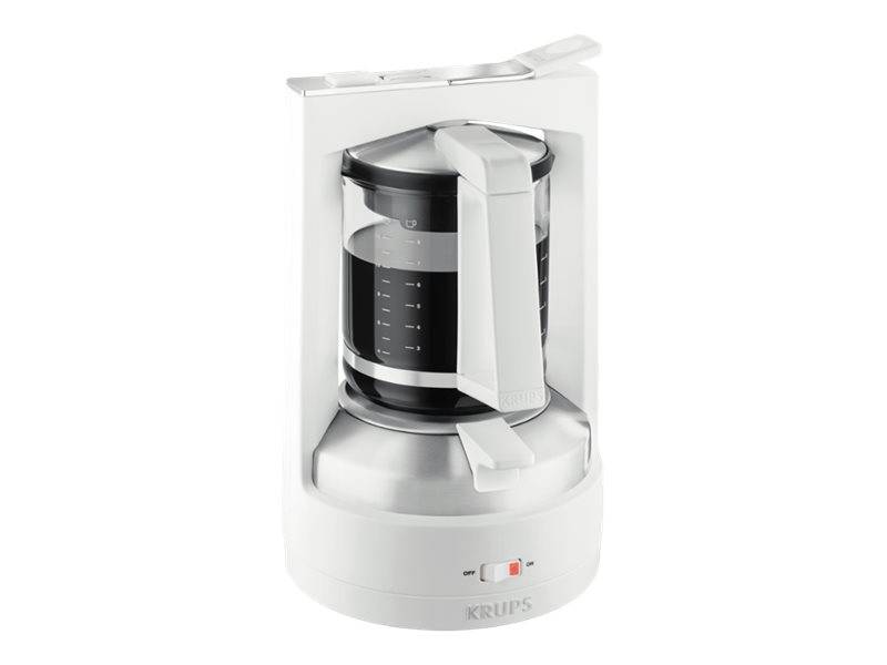Krups KM468210 Macchina per il caffè Bianco Capacità tazze=12 con sistema di erogazione a pressione-1