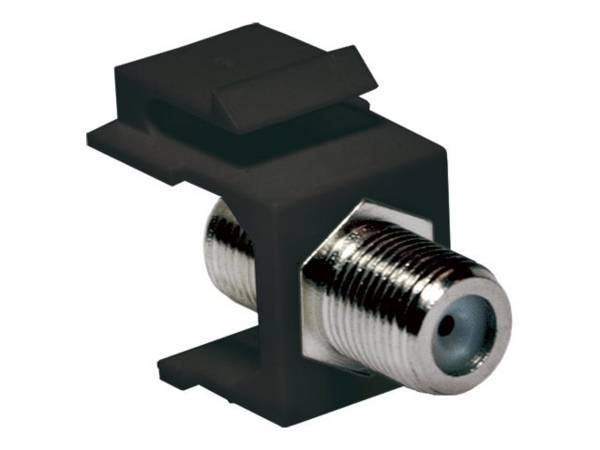 Adattatore Keystone BNC 75 Ohm F/F Nero