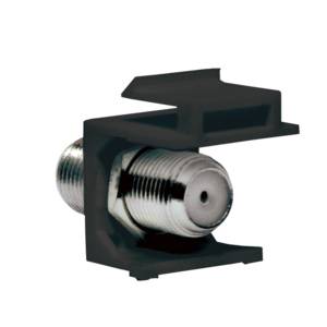 Adattatore Keystone BNC 75 Ohm F/F Nero-2
