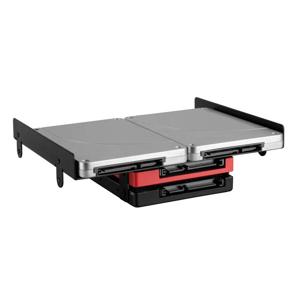 SHARKOON 5.25 BAYEXTENSION BLACK 5.25 HDD SSD MOUNTING FRAME-4