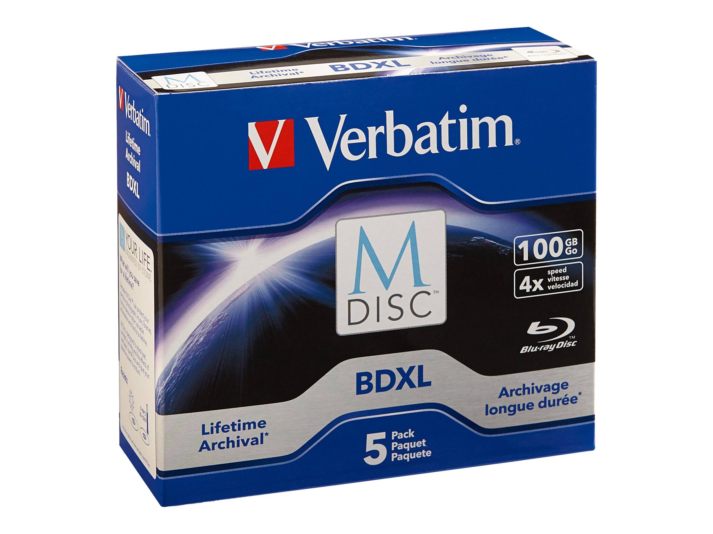 Verbatim BDXL 100GB 4X 5 pz (98913)-0