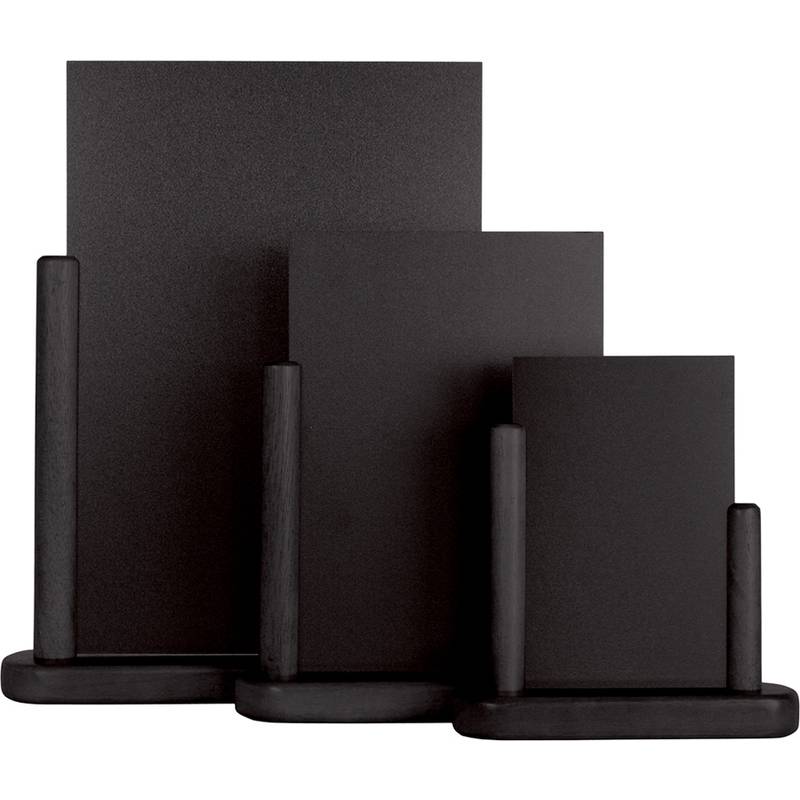 Lavagna da Tavolo Elegant Securit - A6 - 15,5x17x5 cm - ELE-BL-SM (Nero)-0