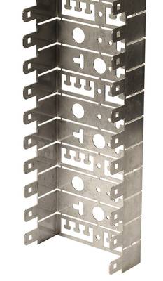 EFB-Elektronik LSA-Montagewanne, 50 Module, T=22 mm, R=25 mm, VPE 2 Stk. Hersteller: EFB Elektronik (46010.50)-0