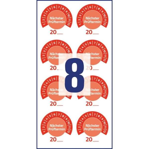 Targa di prova dei badge di prova della forma funzionale AVERY. Prossimo test.20__ 30,0 x 30,0 mm rosso-1