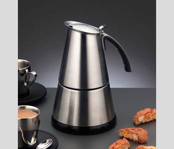 Rommelsbacher espressokocher eko 364/e edelstahl 365w-1