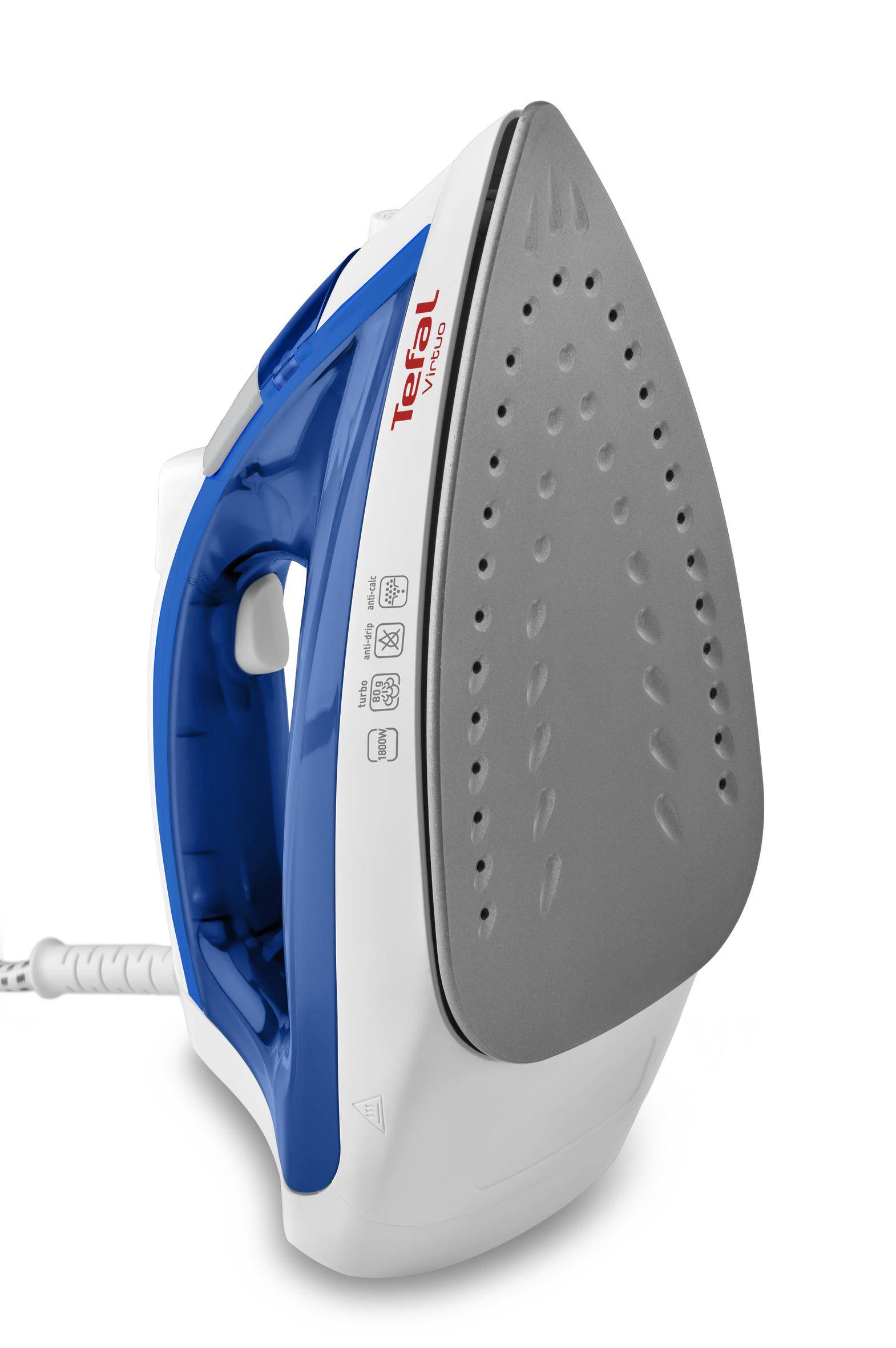 Tefal Virtuo FV1711 Dampstrygejern 1800W BlÃ¥ Hvid-3