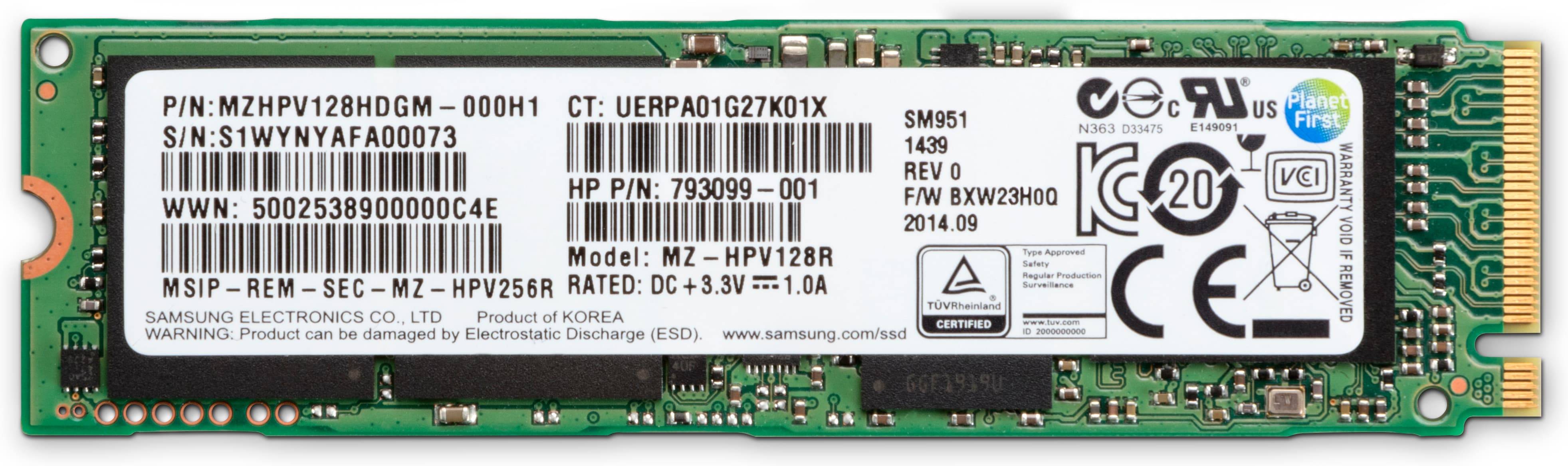 HP Z Turbo Drive G2 - SSD - 512GB - intern - M.2 - PCIe 3.0 x4 (NVMe) - für Workstation Z8 G4 (1PD51AA)-1