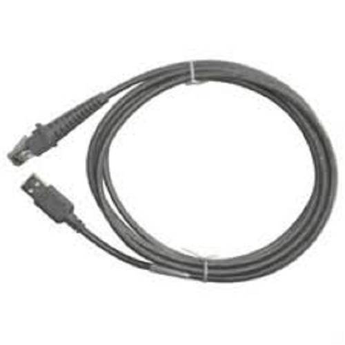 Datalogic 90A052211 cavo USB USB 2.0 2 m USB A Grigio (CABLE USB TYPE A PWR OFF - TERM STRAIGHT OVERMOLD 2M)-1