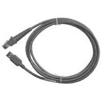Datalogic 90A052211 cavo USB USB 2.0 2 m USB A Grigio (CABLE USB TYPE A PWR OFF - TERM STRAIGHT OVERMOLD 2M)-2