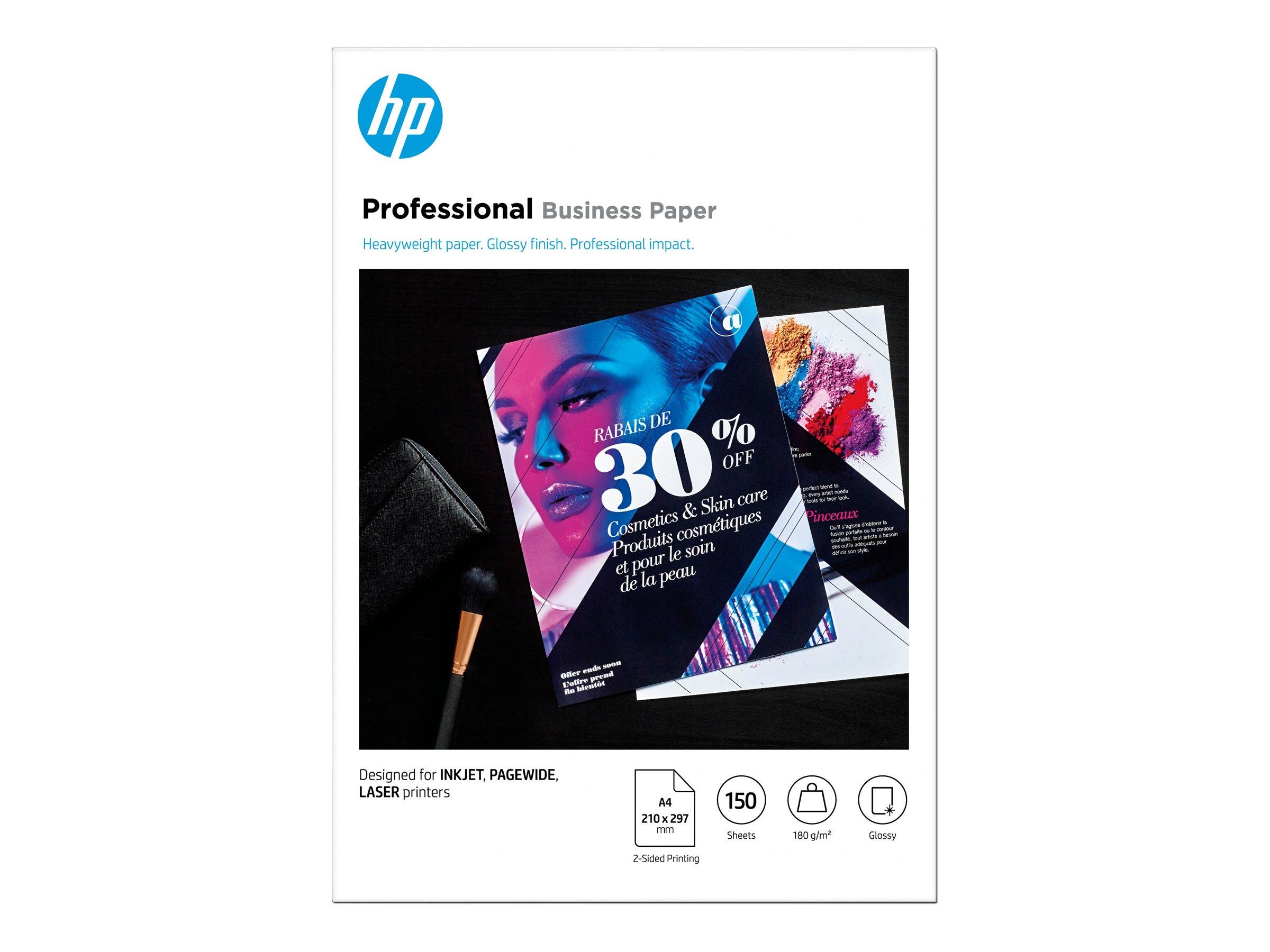 CARTA HP PROF GLOSSY 180G A4 150FG-1