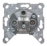 Triax GDM 10 Presa per antenna Data, Onde ultracorte, TV Da incasso Presa passante-1