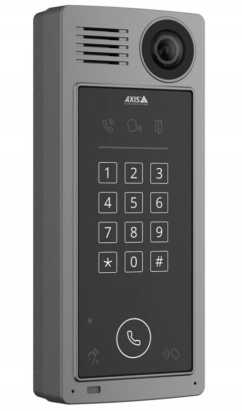 Axis A8207-VE MkII Nero, Grigio (AXIS A8207-VE MKII - DOOR STATION 6MP CAM RFID READER)-1