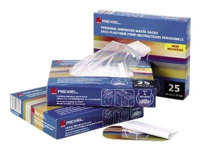 Rexel 40095 175 Litre Wide Entry Shredder Waste Sacks Pk of 100 [AS3000BAGS]-0