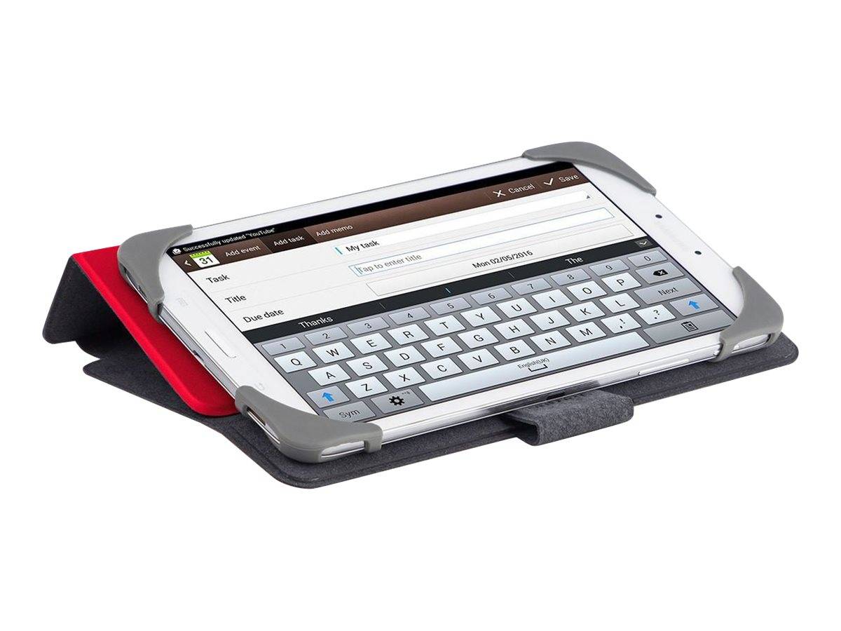 Targus SafeFit 20,3 cm (8") Custodia a libro Rosso-2