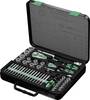 Kit di chiavi a bussola metrico 1/4" (6.3 mm), 1/2" (12.5 mm) 43 parti Wera 8100 SA/SC 2 Zyklop 05160785001