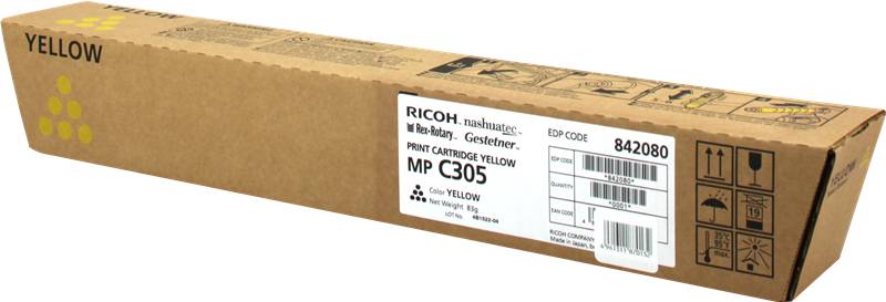 Ricoh 842080 cartuccia toner 1 pz Originale Giallo-0