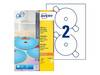 AVERY Nutzform Etichette per CD Etichette per CD, 117 mm, 50 pezzi L7760-25 bianco