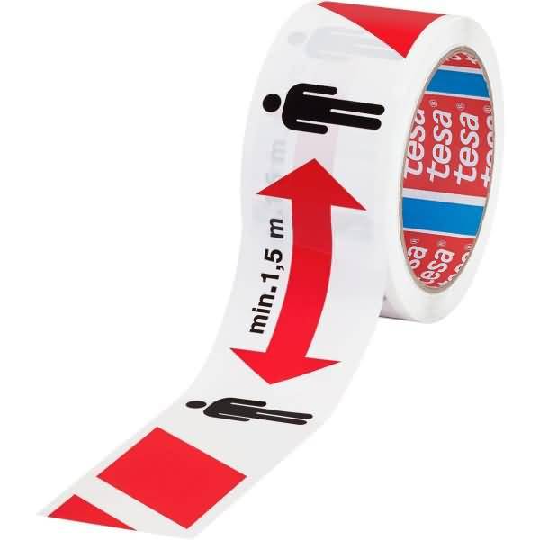 58263 - Signal Social Distancing Tape 50 m x 50 mm (58263-00000-00)-1