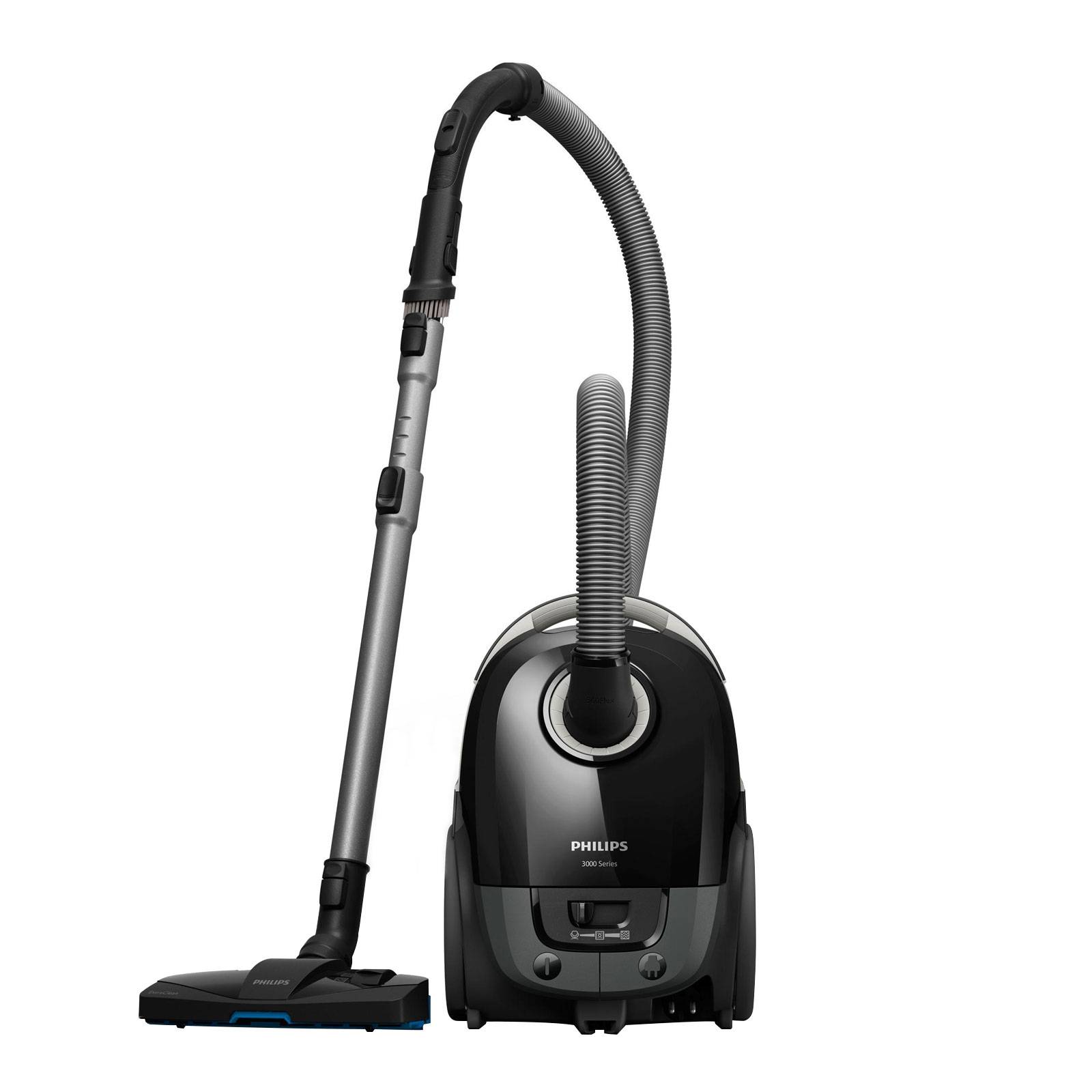 ASPIRAPOLVERE TRAINO SOLIDO 900W PHILIPS XD3112/09 CON SACCO-0