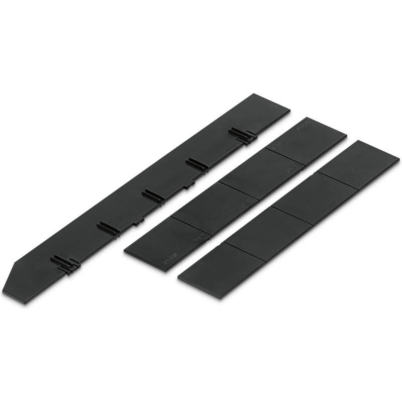styro Unterteilungs-Set styrodoc, 1 Längs-/2 Querstege schwarz, 1 Längs- und 2 Querstege, Material: Polystyrol, - 1 Stüc-0
